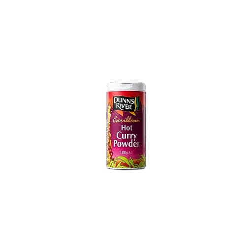 Dunns River Caribbean Curry Powder Hot — 100g x 12
