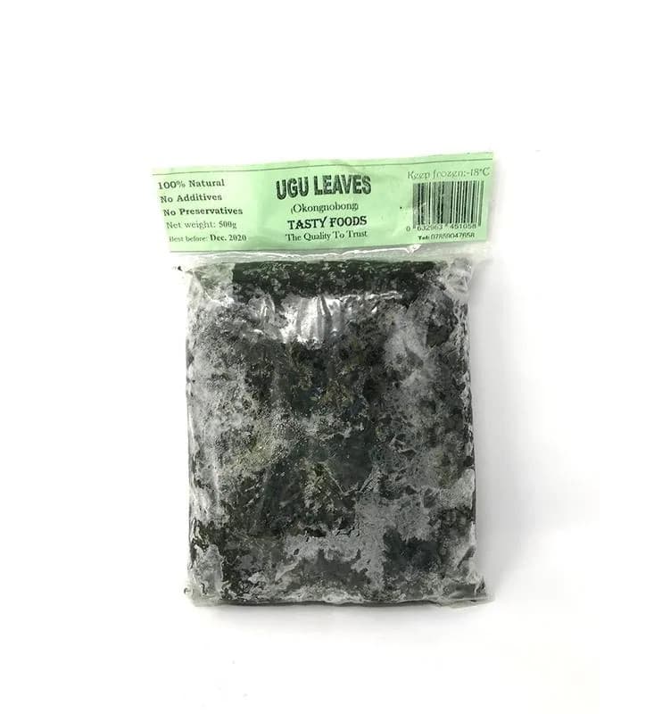 Tasty Frozen Ugu Frozen — 500g x 30