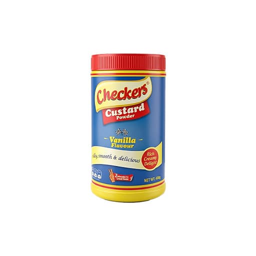 Checkers Custard Powder Vanilla — 400g x 12