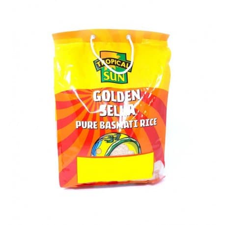 Tropical Sun Golden Sella Basmati Rice 5kg — 5kg x 4