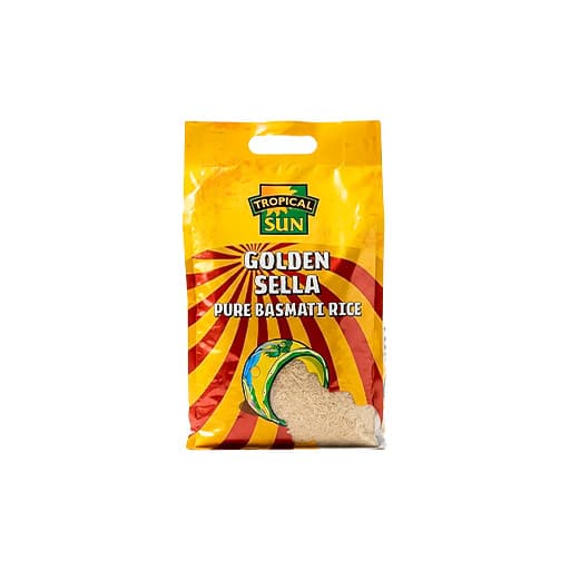 Tropical Sun Golden Sella Basmati Rice 10kg — 10kg x 2
