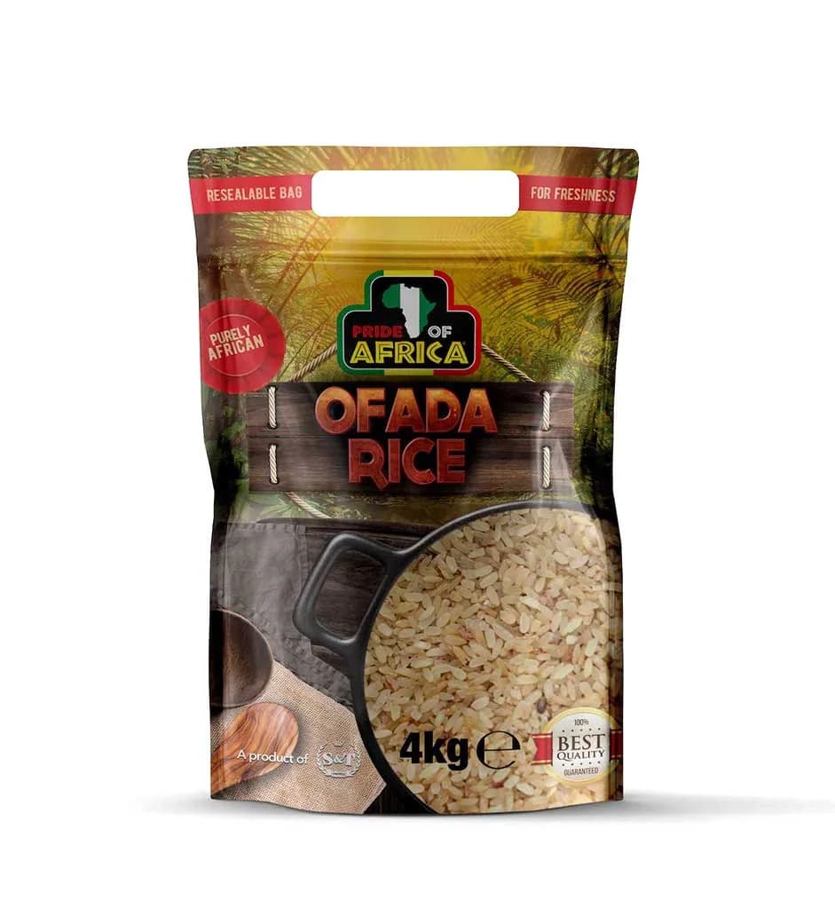 POA Ofada Rice 4kg — 4kg x 4