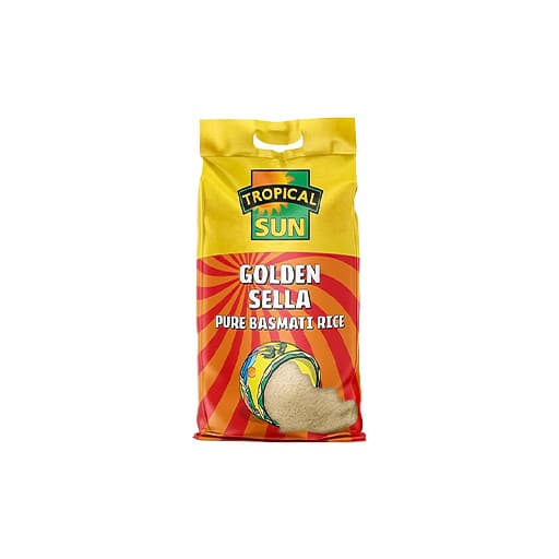 Tropical Sun Golden Sella Basmati Rice 20kg — Single 20kg