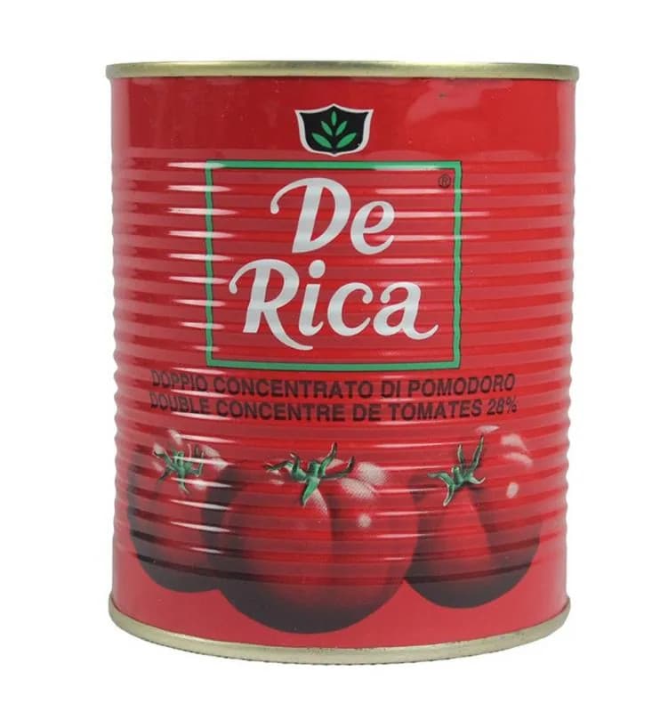 De rica Tin Tomato 850g — 850g x 12