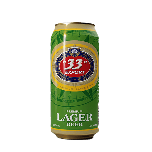 33 Export Lager Beer Can — 600ml x 12