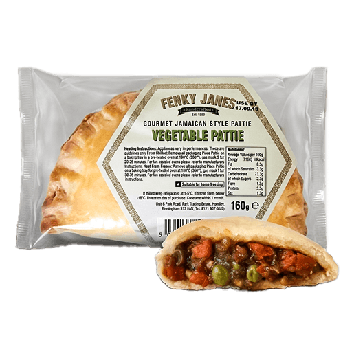Fenky Janes Vegetable Pattie — 160g x 12