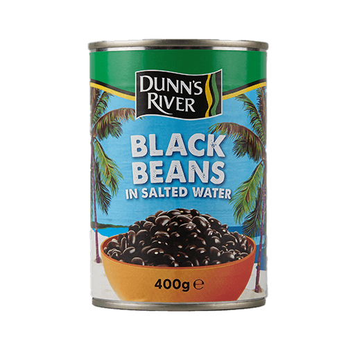 Dunns River black beans — 400g x 12