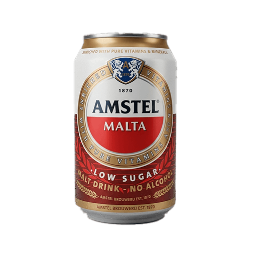 Amstel Malta Can — 330ml x 24