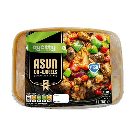 Oyetty Ready Meals Asun — 1Litre x 6