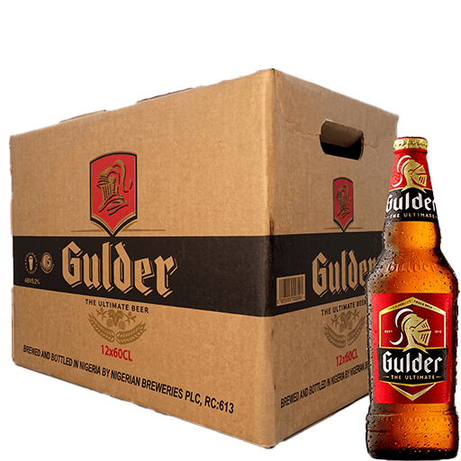 Gulder Lager Beer — 600ml x 12