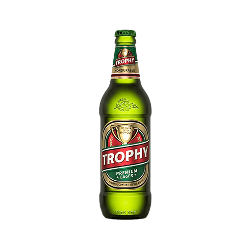 Trophy Lager Beer — 600ml x 12