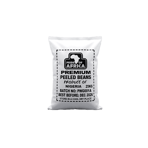 POA Peeled Beans — 25kg