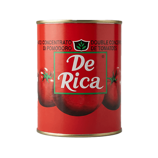 De rica Tin Tomato — 850g x 12